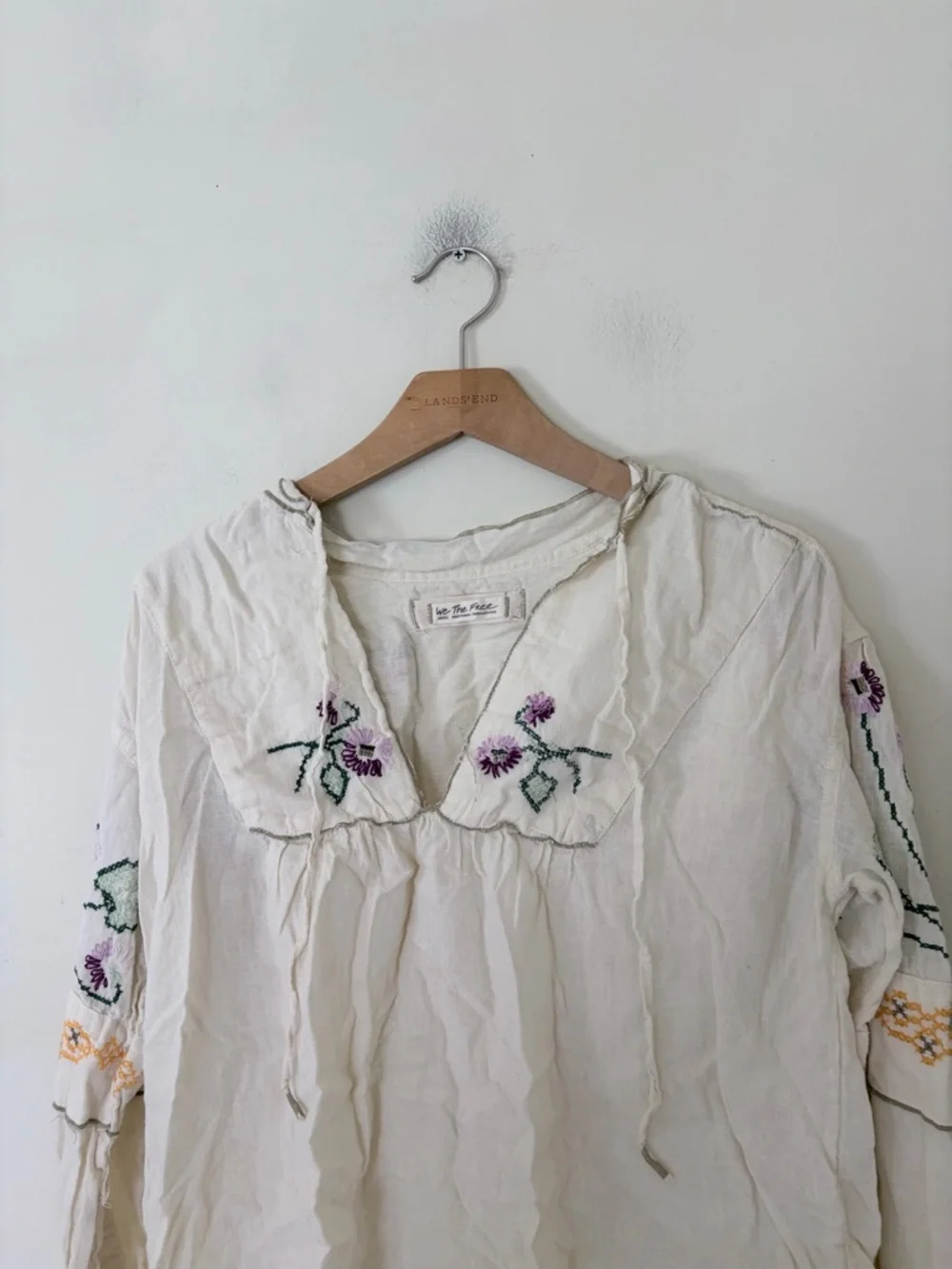 Free people $168 We the Free Flower Party Tunic